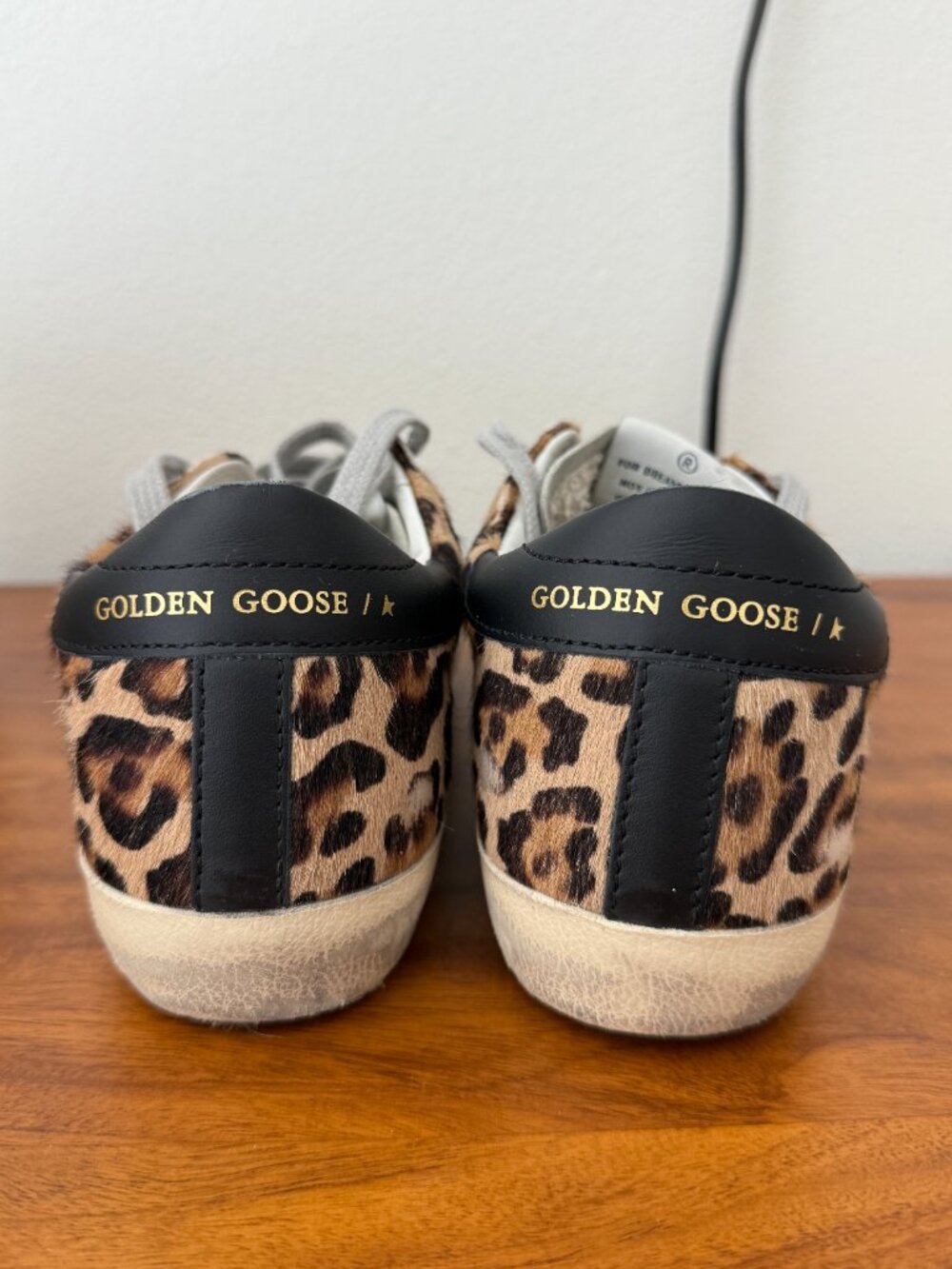 NWT Golden Goose Leopard Super-Star Classic Sneakers - Picture 4 of 6